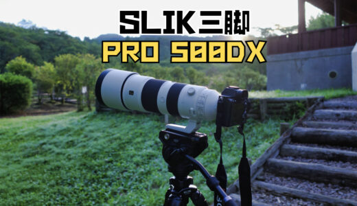SLIK（スリック）PRO 500DX脚を購入【三脚レビュー】